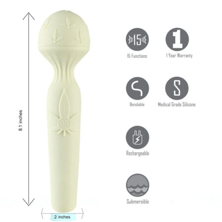 Maia: Marlie Rechargeable Wand - Green