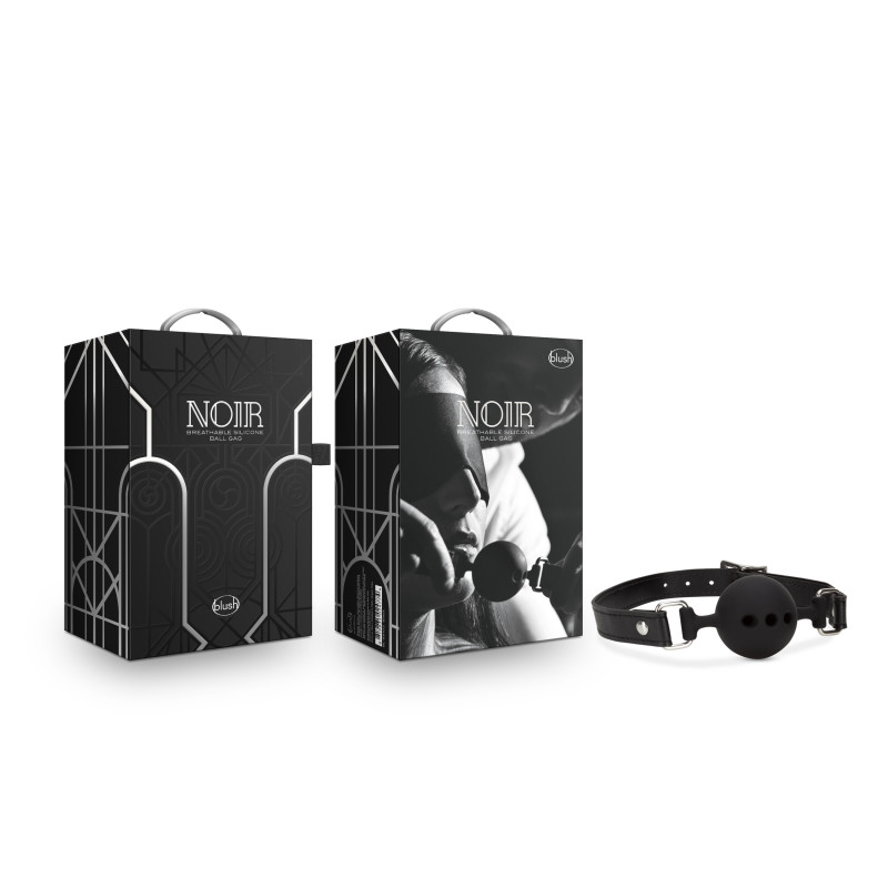 Noir: Breathable Silicone Ball Gag