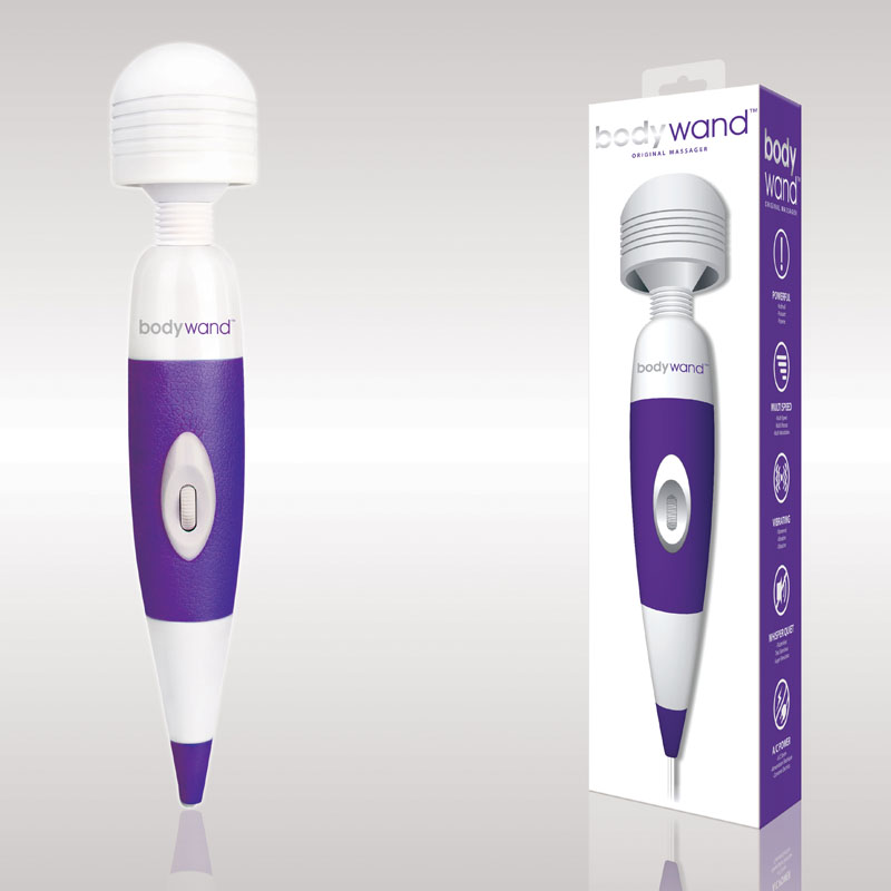 Body Wand - Original Plug-In (Mains Powered Massage Wand, Purple)