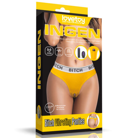 LoveToy: Ingen Vibrating Panties - Bitch - XS/S