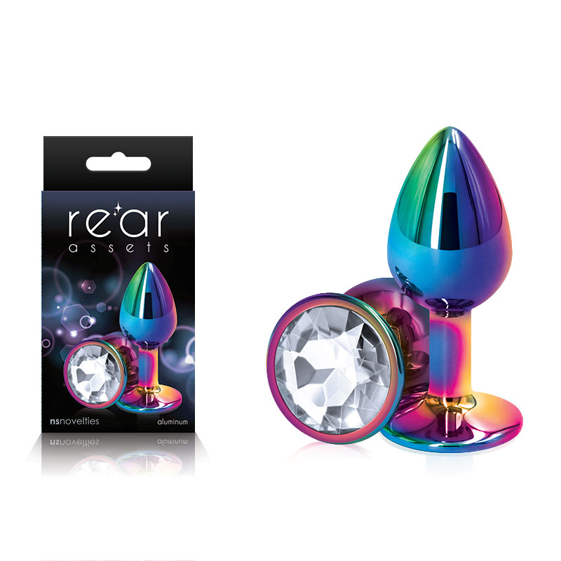 Rear Assets: Small/ Multicolour/ Clear Gem