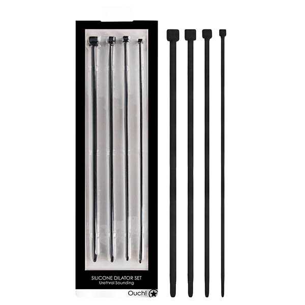 Urethral Sounding Dilator Set - Black