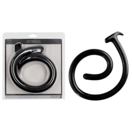 Ouch! Ass Snake Dildo 100cm - Black