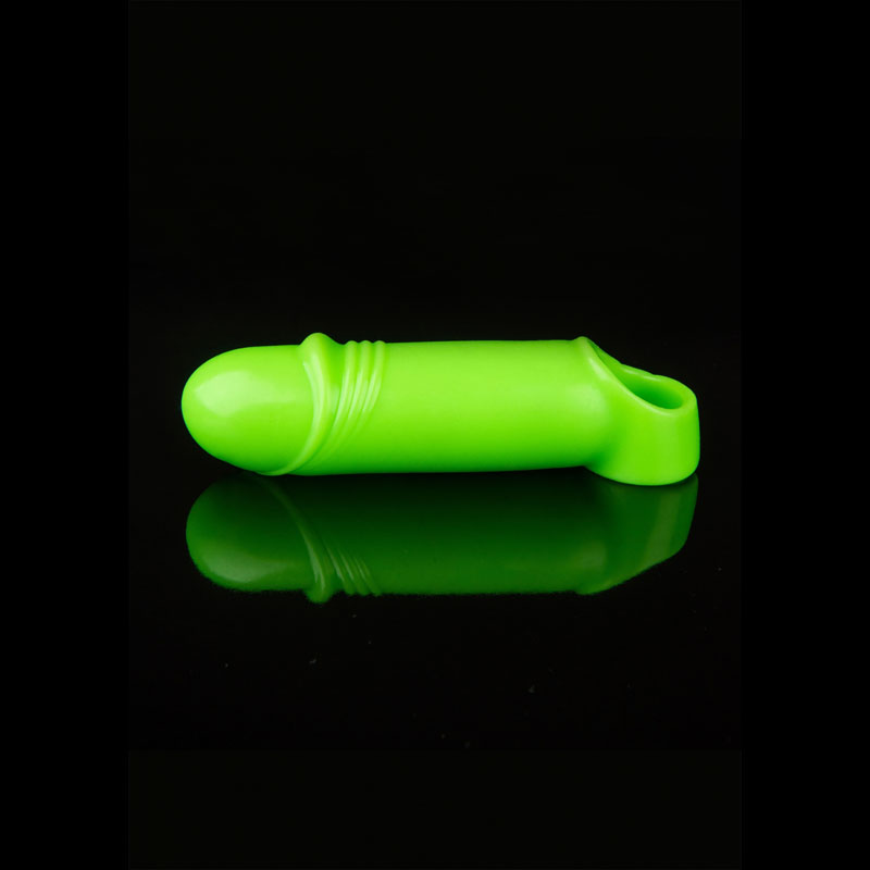 OUCH! Glow In The Dark Smooth Stretchy Thick Penis Sleeve
