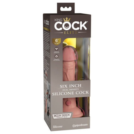 King Cock Elite 6" DD cock - Flesh
