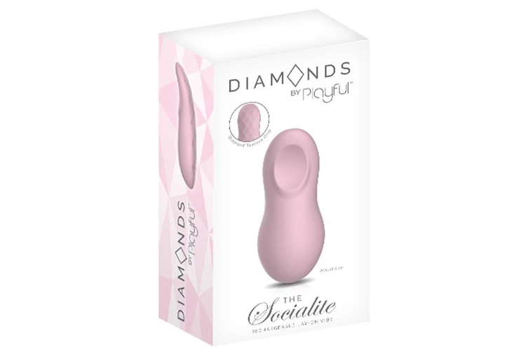 Diamonds by Playful - The Socialite Lay On Vibe Pink