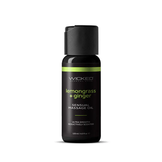 Wicked - Lemongrass & Ginger Massage Oil 120ml