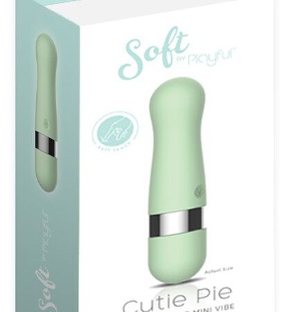 Soft by Playful: Cutie Pie Rechargeable Mini Vibe (Mint)