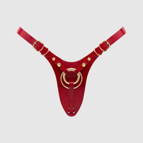 Strap On Me: Fabulous Harness Glossy Red (One Size)