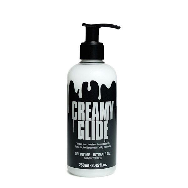 Creamy: Glide Intimate Gel Milky String Effect Water Based 250ml