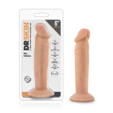 Dr. Skin - Dr. Small Dildo - 6" - Flesh