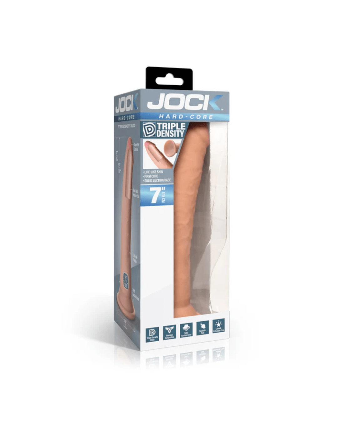 Jock: Hard-Core 7" Triple Density Dildo