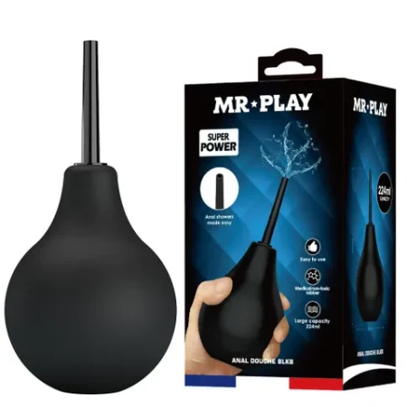Mr Play: Anal Douche Bulb Black 224ml