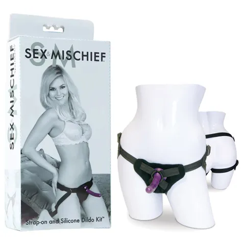 Sportsheets: S&M Strap-On & Silicone Dildo Kit