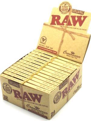 Raw Organic Rolling Papers King Size Slim + Tips