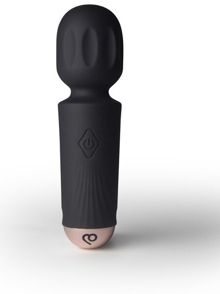 Rocks Off: Rechargeable Mini Wand - Black Tulip