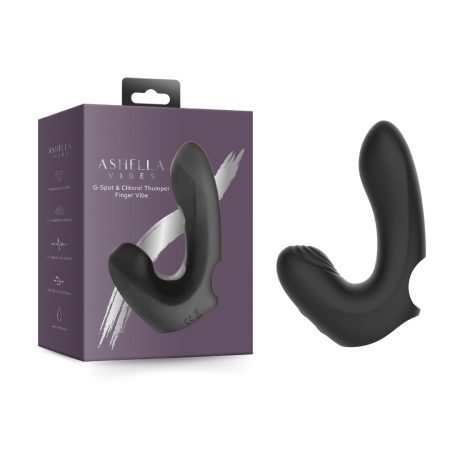 Ashella Vibes: G-Spot Clitoral Thumper Finger Vibe