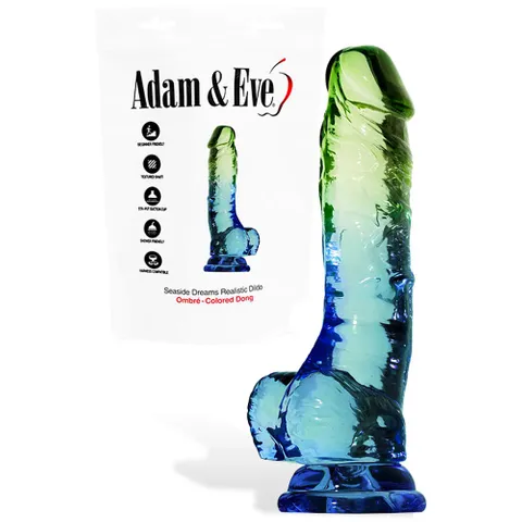Adam & Eve: Sensual Seaside 8.5" Dildo with Suction Base
