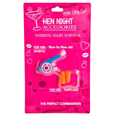 Hen Night Accessories: Wedding Night Survival Whistle Kit