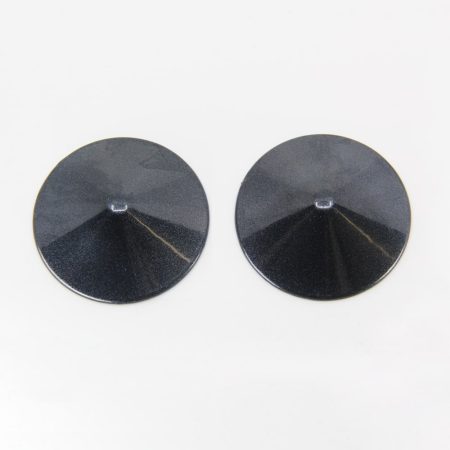 Love in Leather: Iron Round Nipple Pasties Black