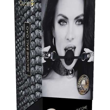 Ouch! Florence Collection Silicone Ball Gag Black