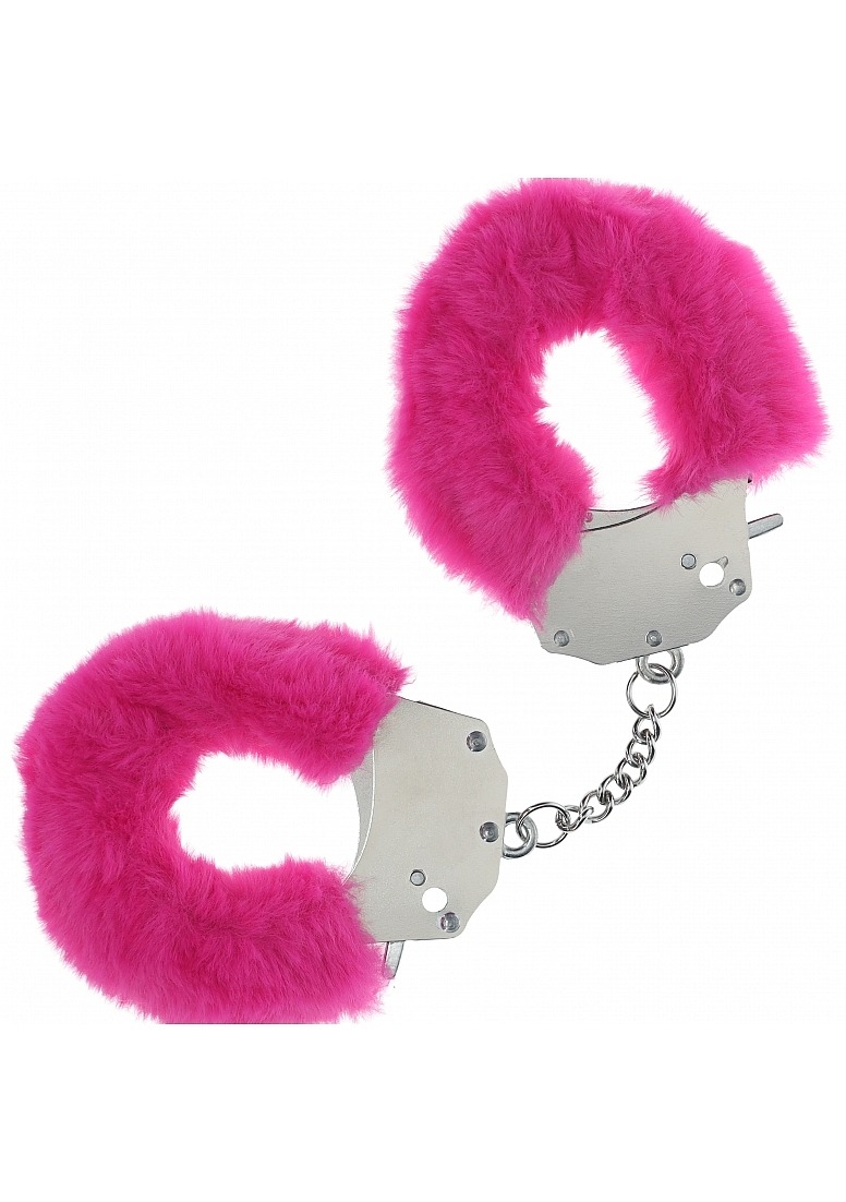 OUCH! Heavy-Duty Fluffy Cuffs Pink