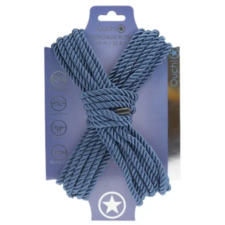 Ouch! Bondage Rope 10m Navy Blue