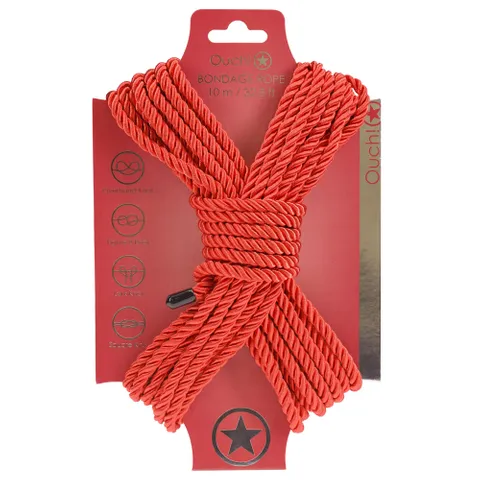 Ouch! Bondage Rope 10m Red