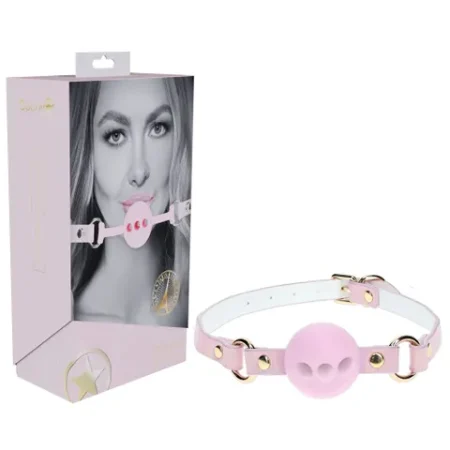 Ouch! Paris Collection Silicone Ball Gag Pink