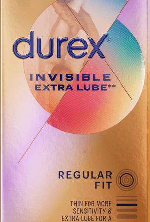 Durex: Invisible Extra Lube 10's