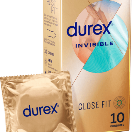 Durex: Invisible Close Fit 10's