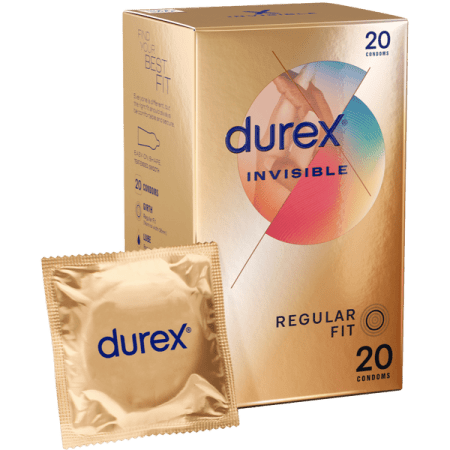Durex: Invisible Regular Fit 20's