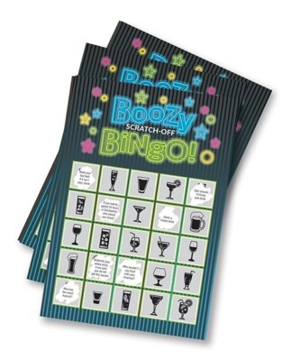 Boozy Scratch-Off Bingo!