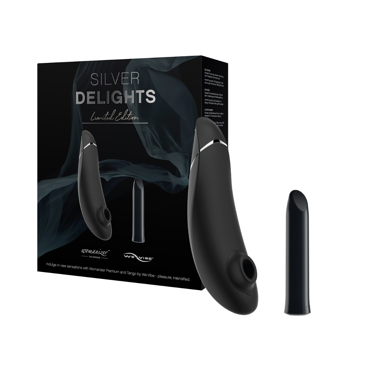 Silver Delights: Limited Edition: Womanizer Premium and We-Vibe Tango