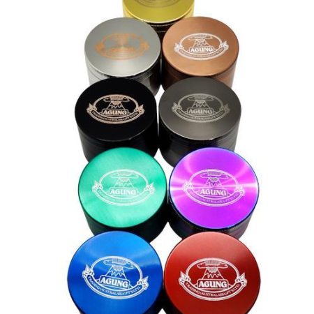 4 Part Grinder 58*43mm Agung Grinder Assorted Colours