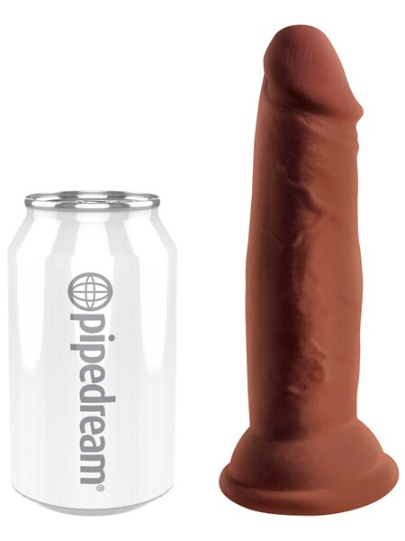 King Cock: Plus 6" Triple Density Cock Brown - Image 2