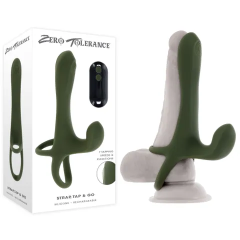 Zero Tolerance: Strap, Tap & Go Penis Sleeve with Wireless Remote