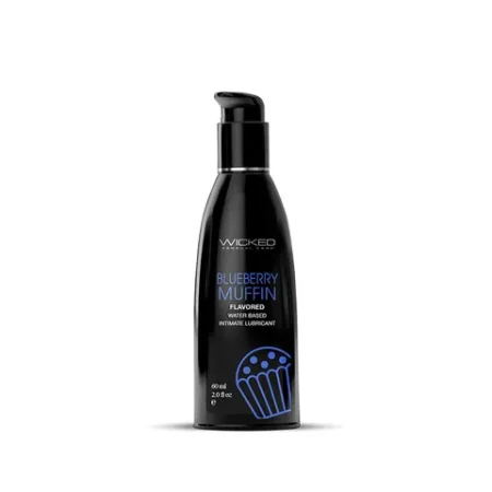 Wicked: Aqua Blueberry Muffin Flavoured Lube 60ml