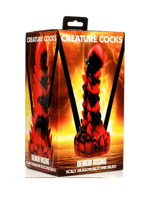 Creature Cock: Demon Rising Scaly Dragon Silicone Dildo - Image 2