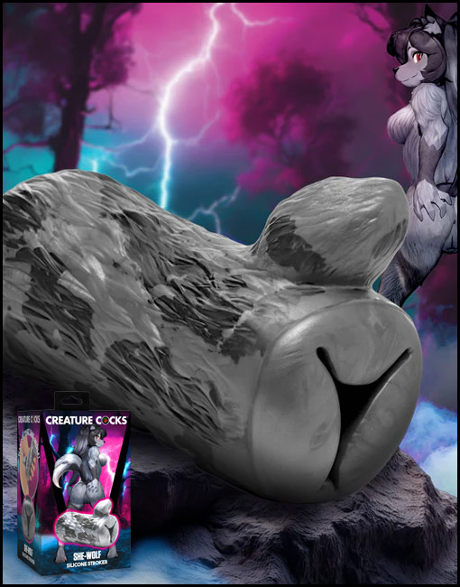 Creature Cocks: She-Wolf Silicone Stroker