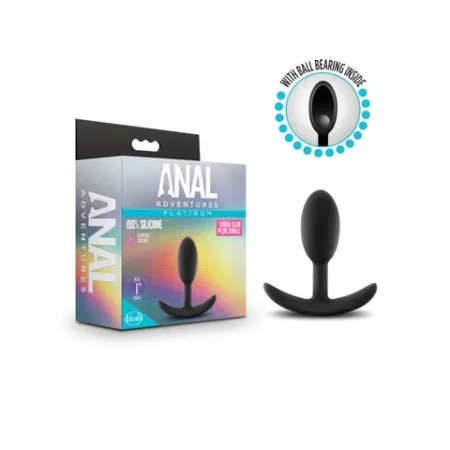 Blush: Anal Adventures Platinum Vibra Slim Plug Small