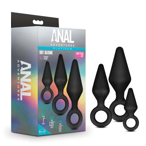 Anal Adventures: Platinum Loop Plug Kit