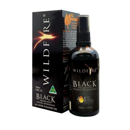 Wildfire: All Natural Pleasure Oil Black 100mL