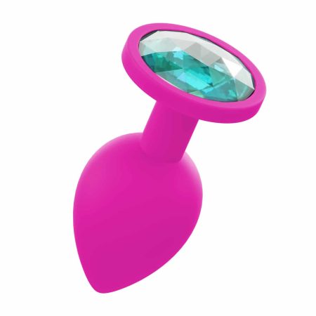 Love in Leather: Silicone Butt Plug (Pink, L)