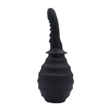 SXE Novelties: Cleanse Silicone Anti-BackFlow Douche Black 330ml