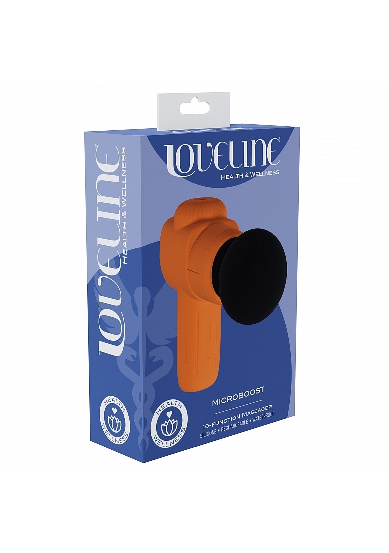 Loveline: MicroBoost Mini Massage Gun Orange