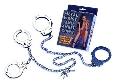 Excellent Power: Metal Wrist & Ankle Cuffs Set