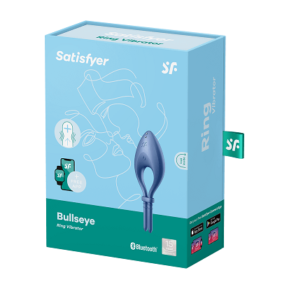 Satisfyer: Bullseye Lasso App Cock Ring Blue
