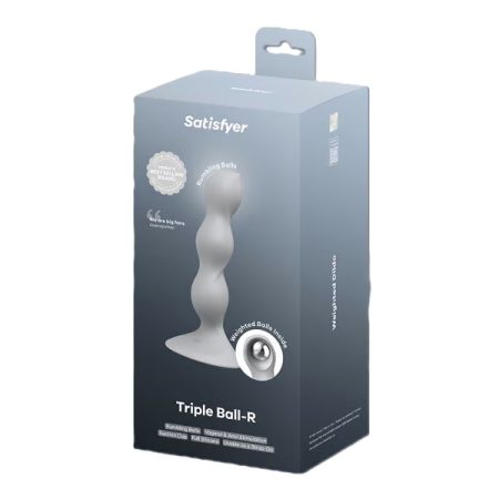 Satisfyer - Triple Ball-r (Beaded Anal Plug Grey)