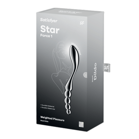 Satisfyer: Star Force 1 Chrome Steel Wand 21cm Dildo